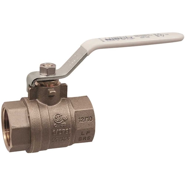 1-1/4 in. Brass Lead Free FIP Ball Valve